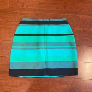 LOFT Striped Business Skirt